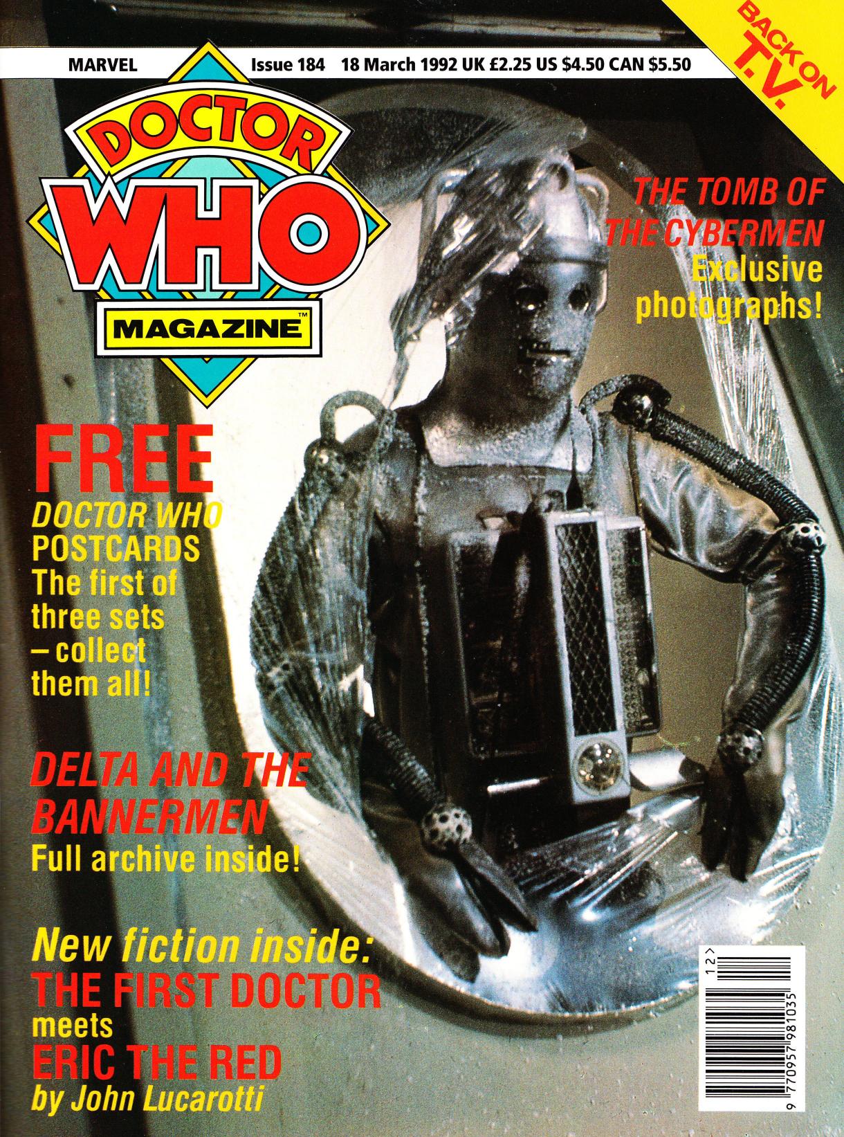 Doctor Who Magazine by Issue 184 (1992)