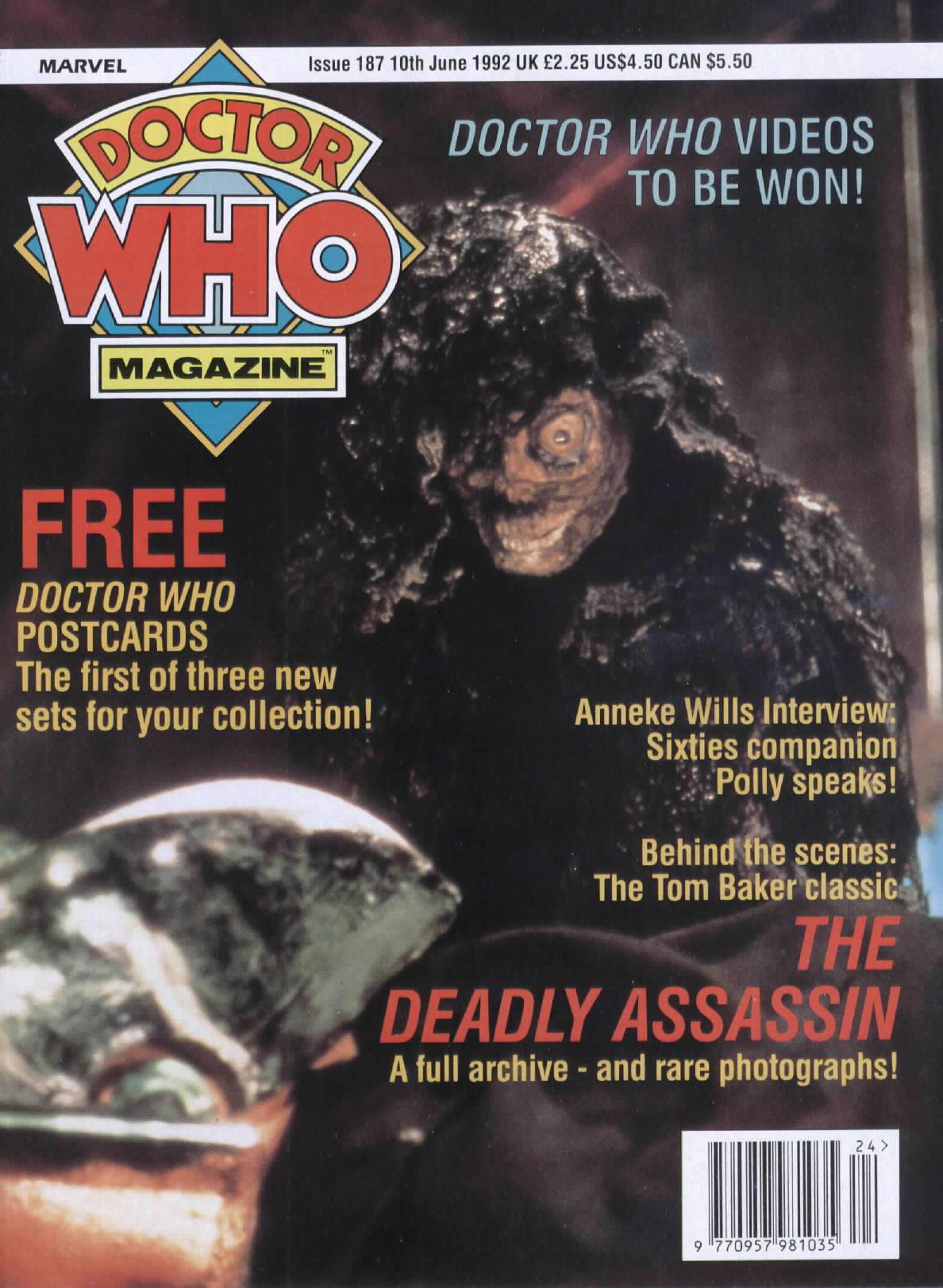 Doctor Who Magazine by Issue 187 (1992)