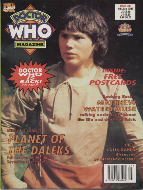 Doctor Who Magazine by Issue 202 (1993)