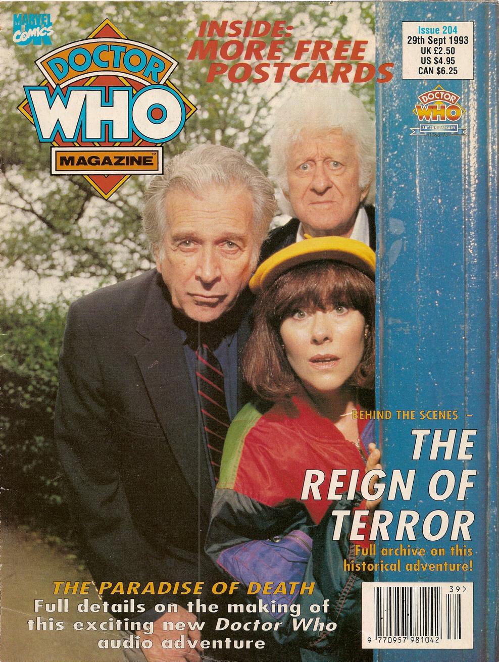 Doctor Who Magazine by Issue 204 (1993)