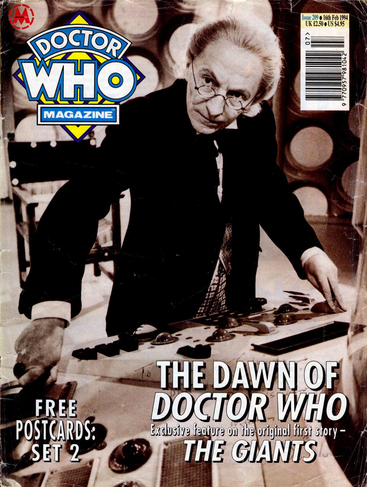 Doctor Who Magazine by Issue 209 (1994)