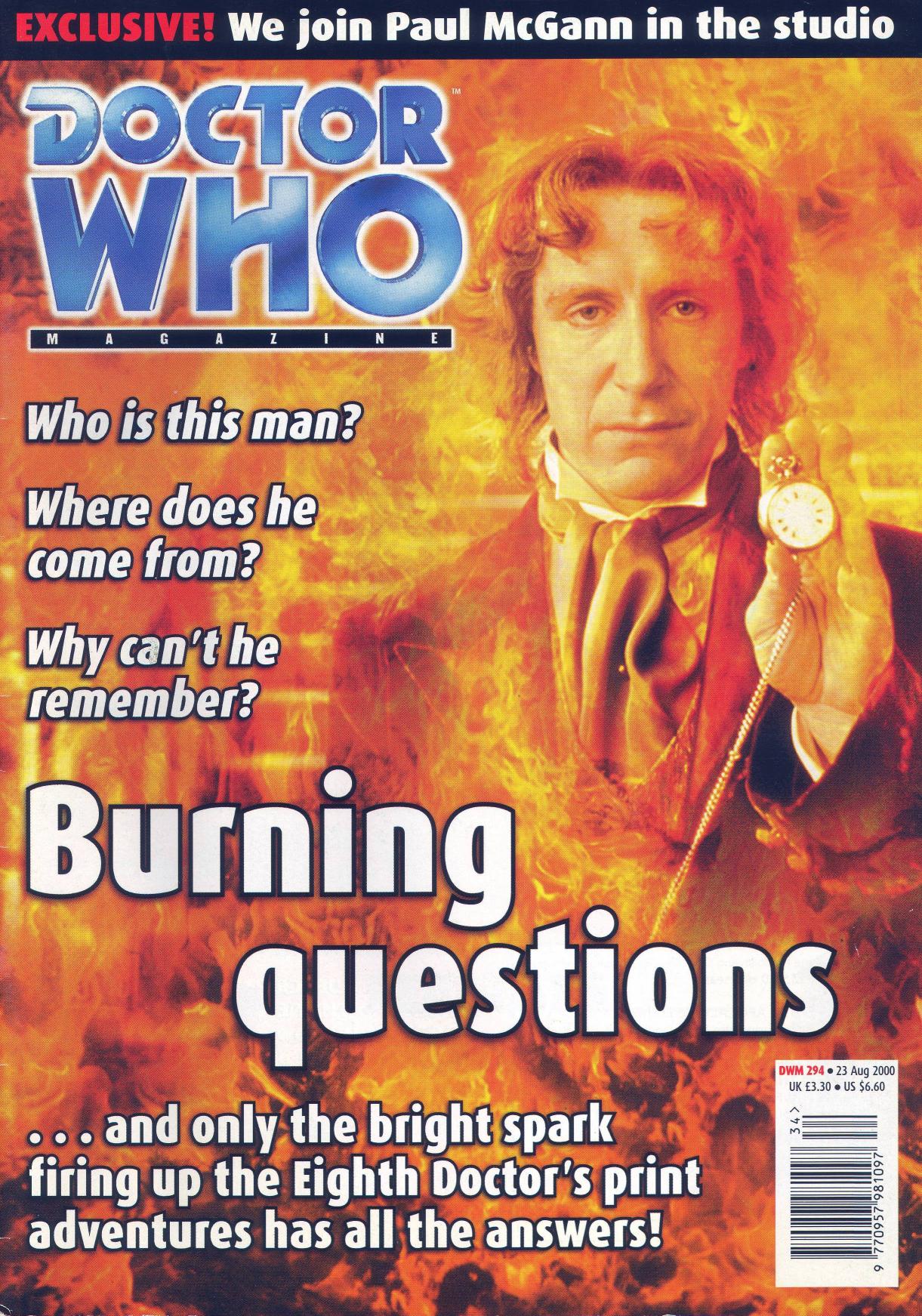 Doctor Who Magazine by Issue 294 (2000)