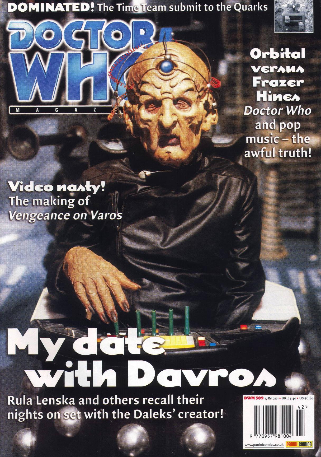Doctor Who Magazine by Issue 309 (2001)