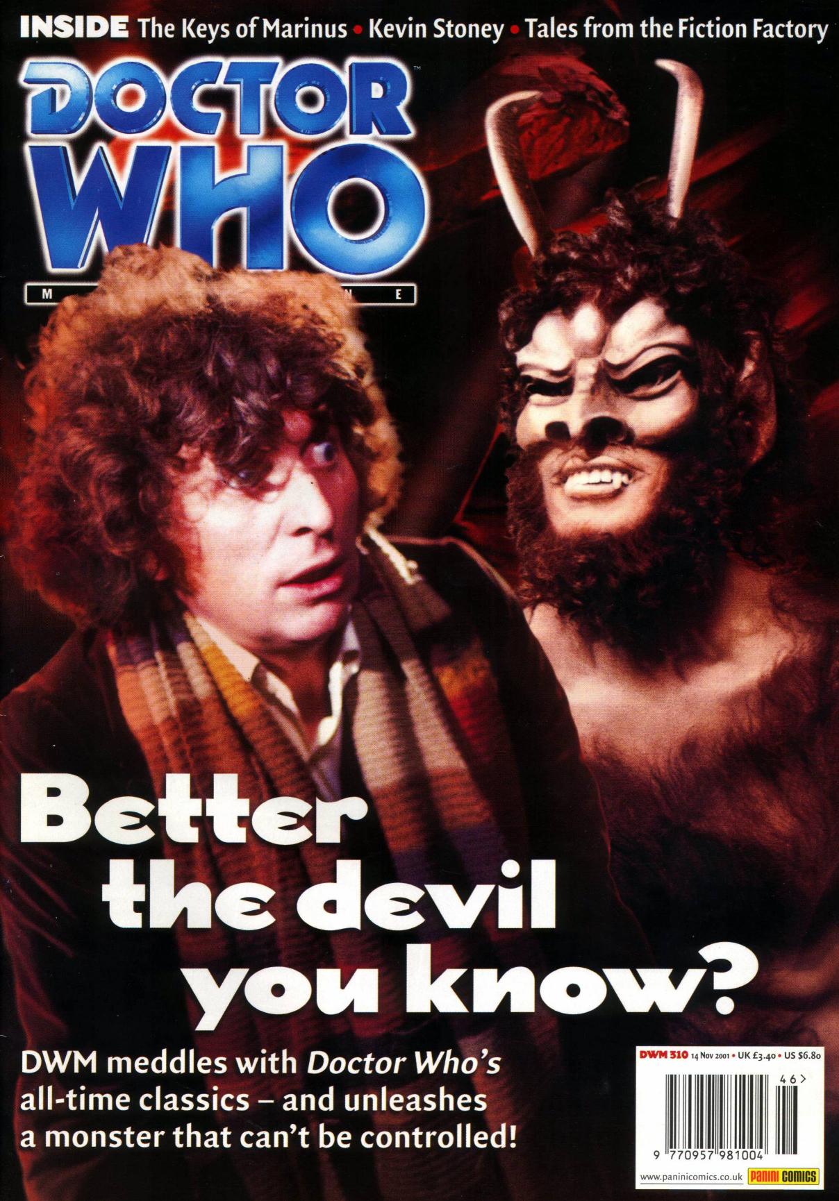 Doctor Who Magazine by Issue 310 (2001)
