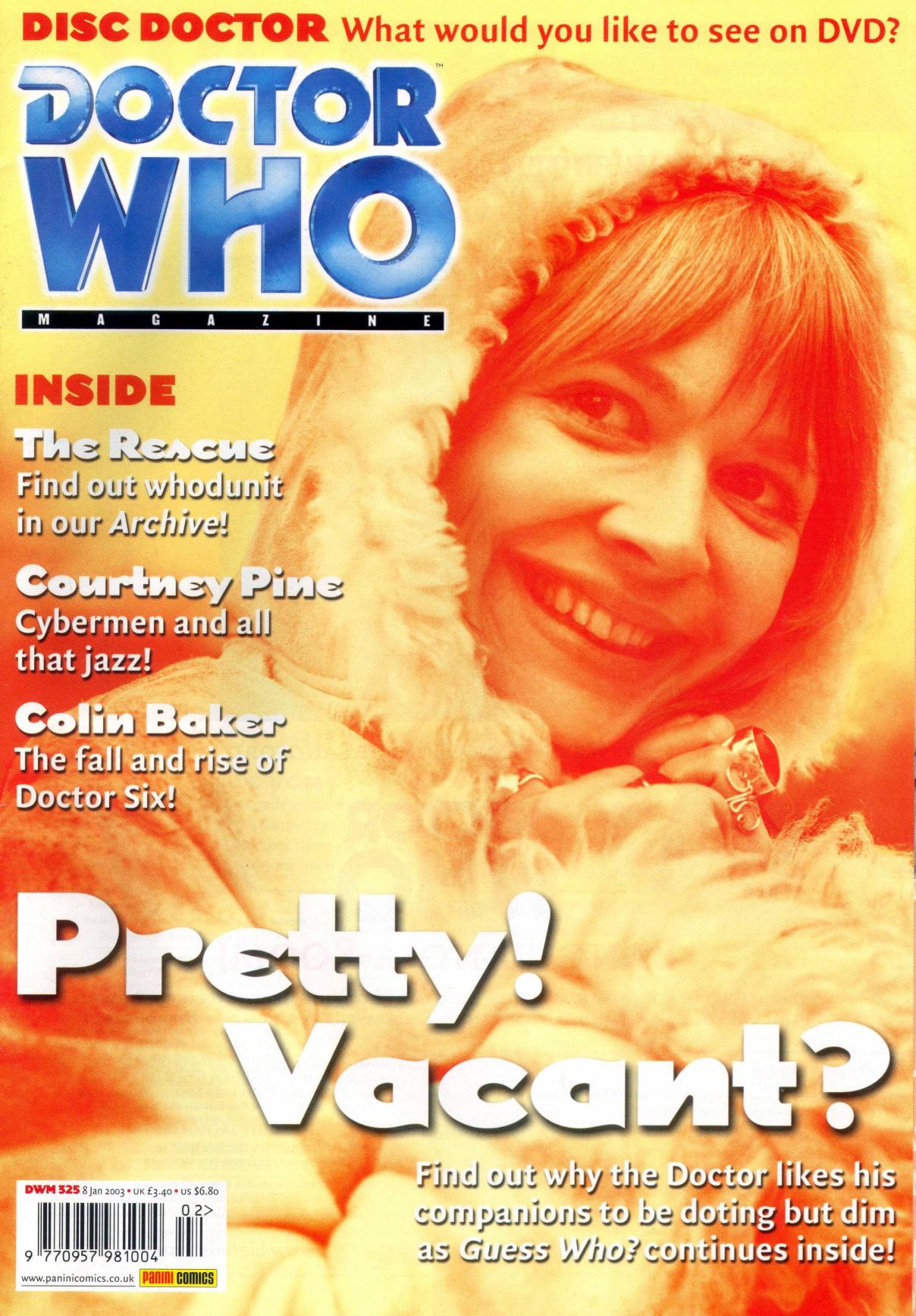 Doctor Who Magazine by Issue 325 (2003)