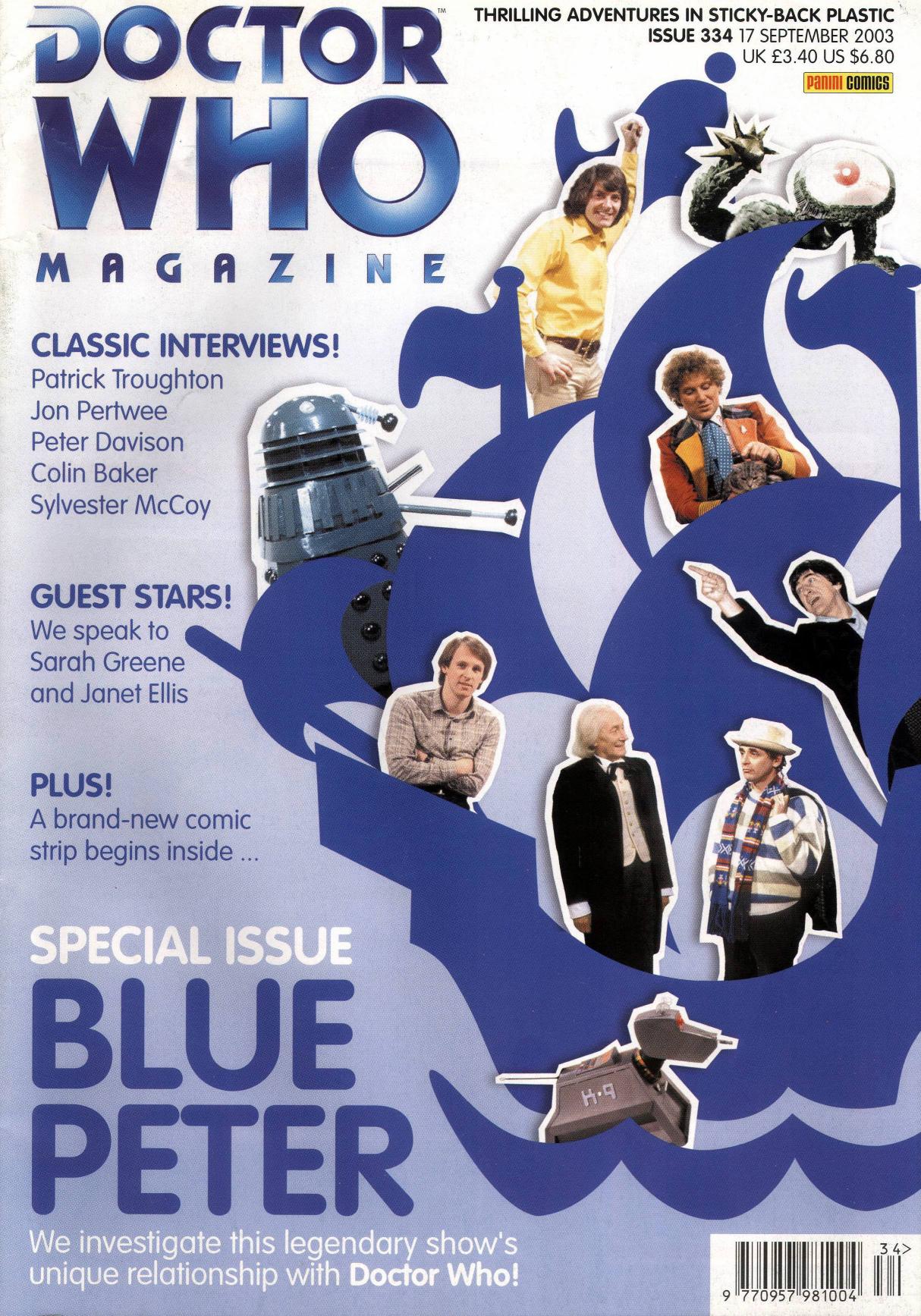 Doctor Who Magazine by Issue 334 (2003)