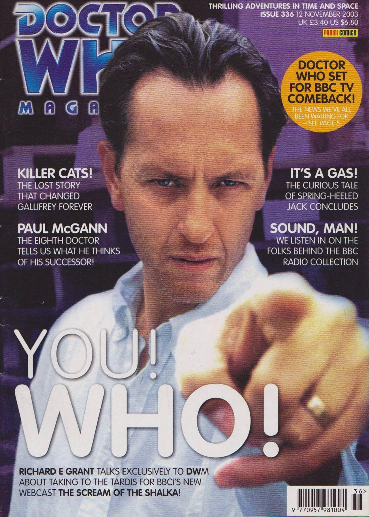 Doctor Who Magazine by Issue 336 (2003)