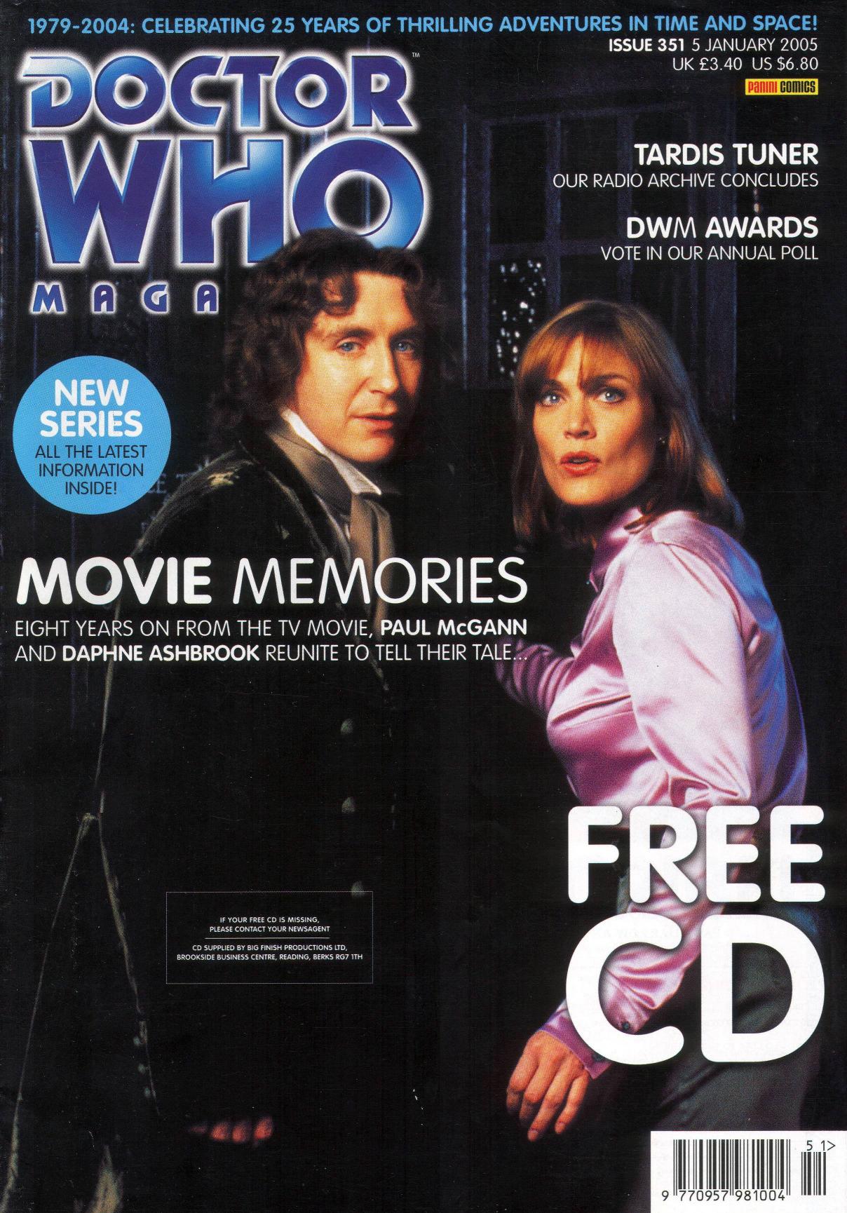 Doctor Who Magazine by Issue 351 (2005)