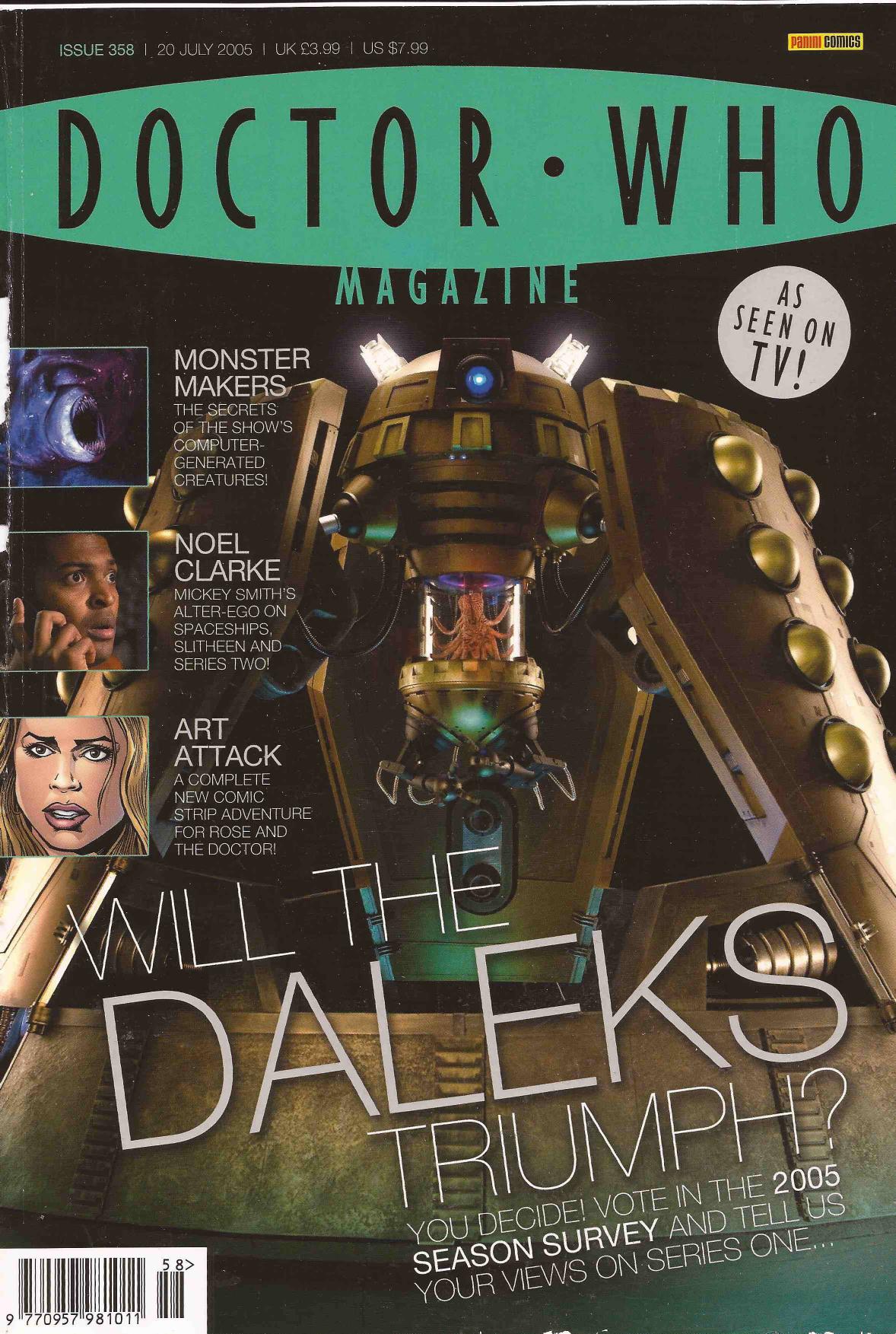 Doctor Who Magazine by Issue 358 (2005)
