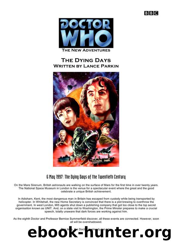 Doctor Who NA61 - The Dying Days by Lance Parkin