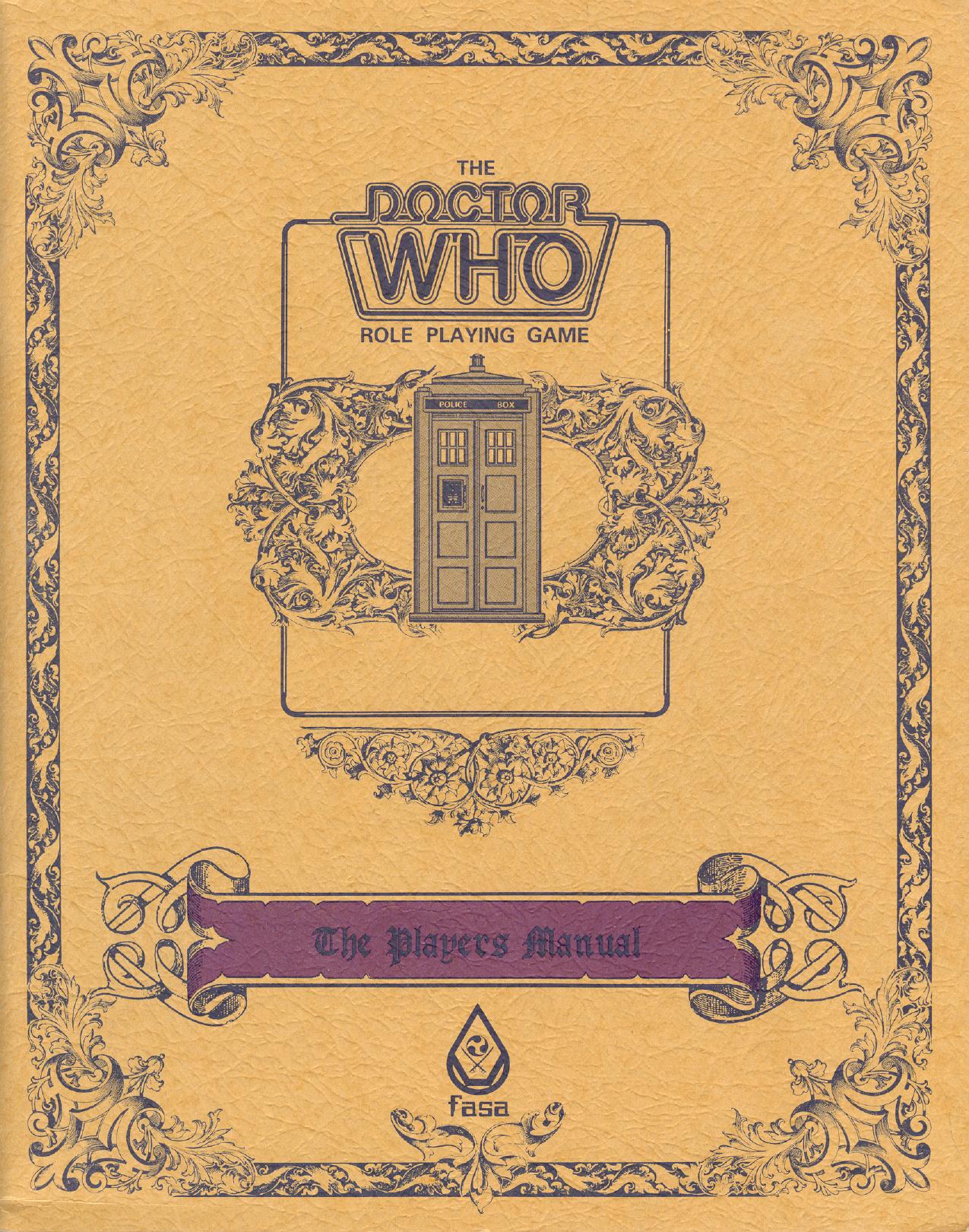 Doctor Who The Players Manual by Unknown