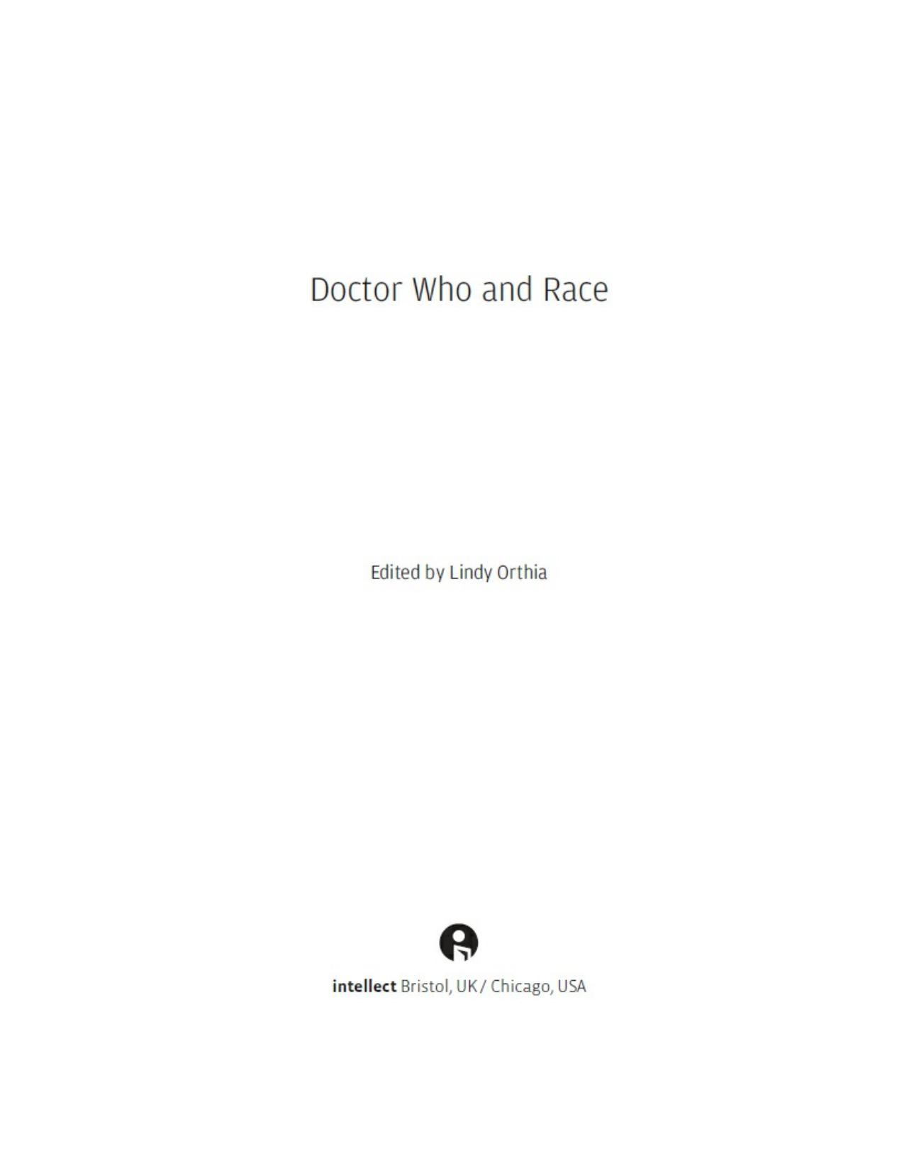 Doctor Who and Race by Lindy Orthia
