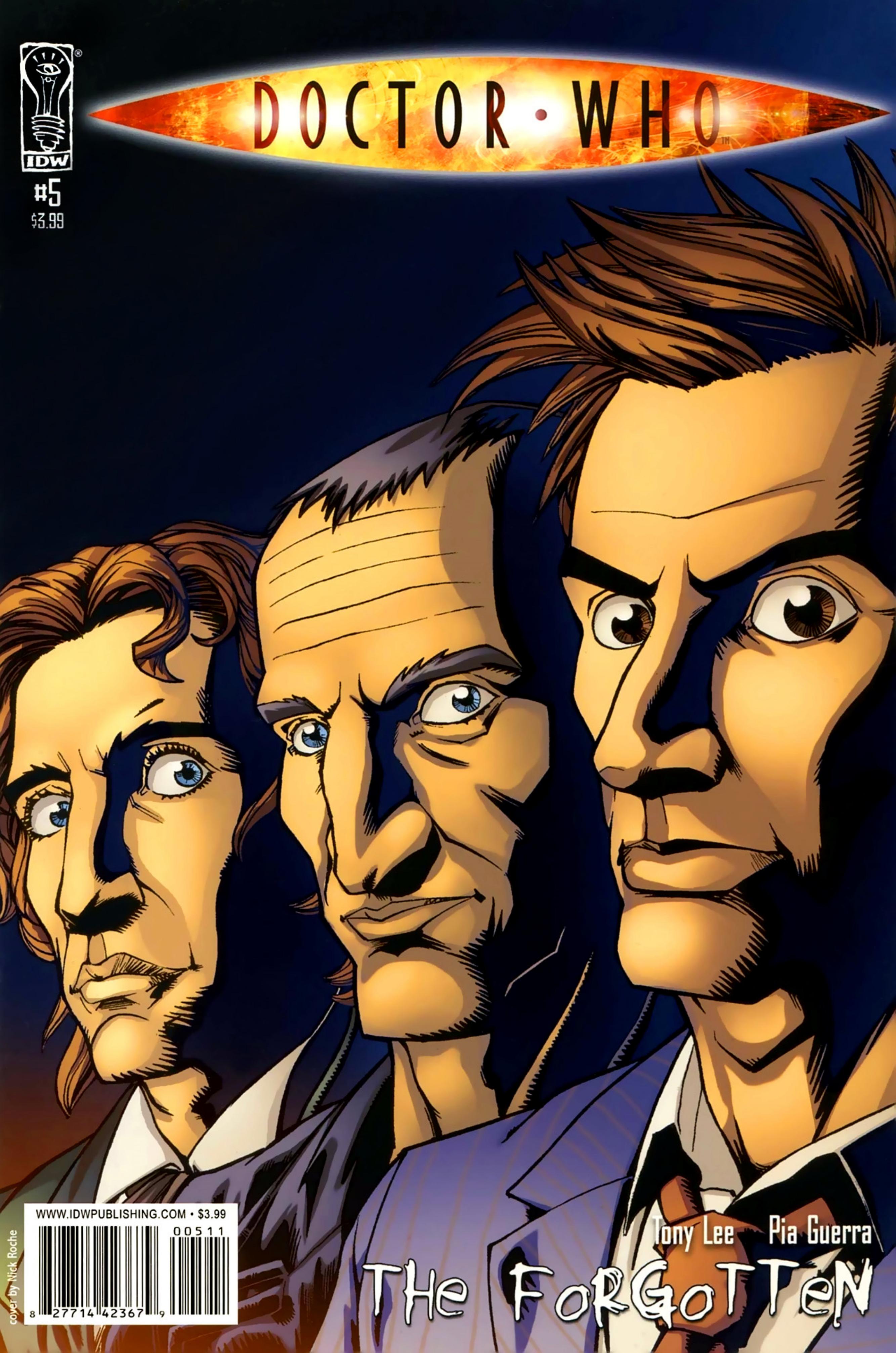 Doctor Who by The Forgotten 05 (2008) (both covers)