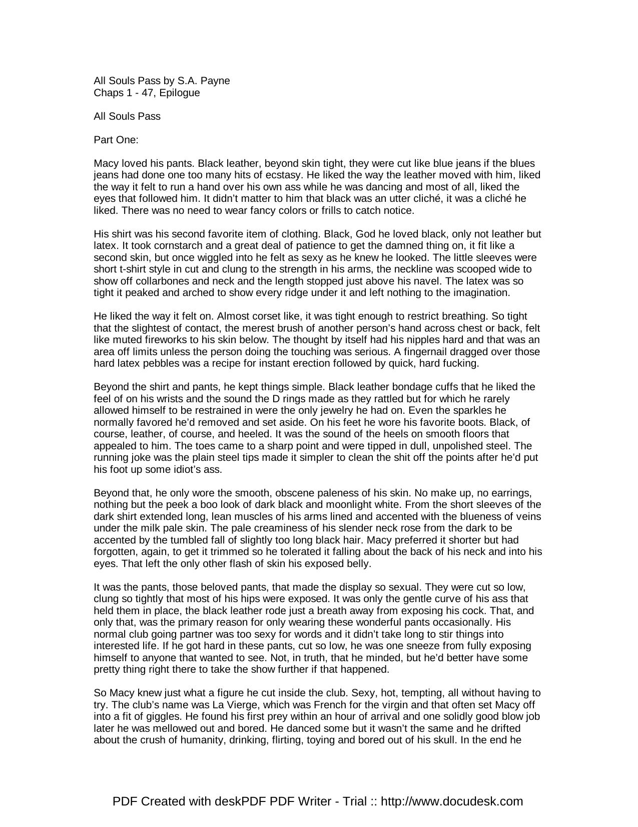 Document by All Souls Pass (pdf)