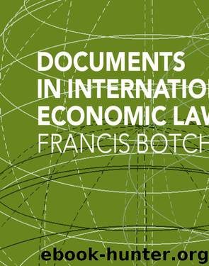 Documents In International Economic Law by Francis Botchway