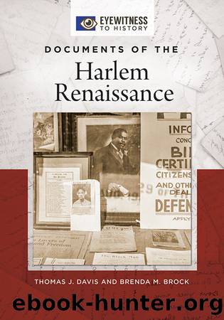 Documents of the Harlem Renaissance by Davis Thomas J.;Brock Brenda M.;