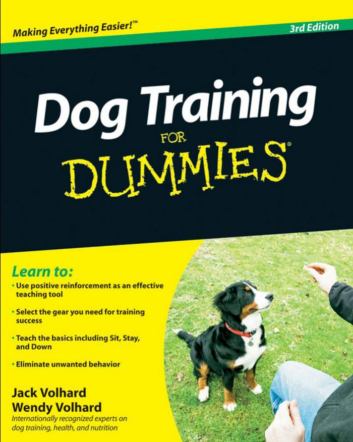 Dog Training For Dummies, Third Edition by Jack Volhard Wendy Volhard