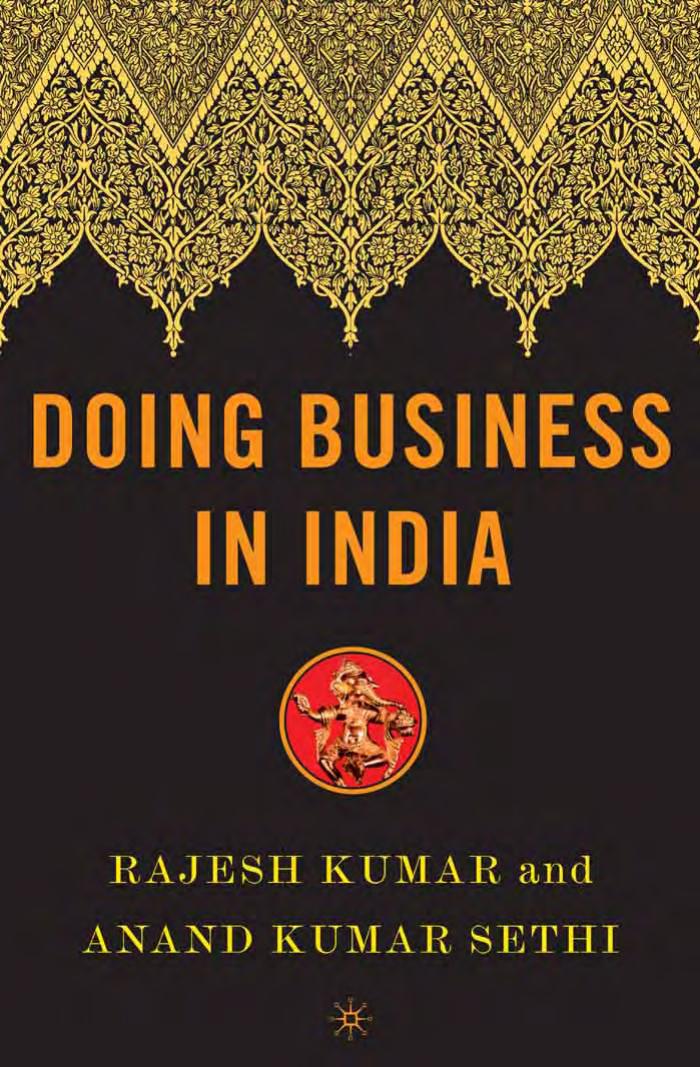 Doing Business in India by Rajesh Kumar Anand Sethi