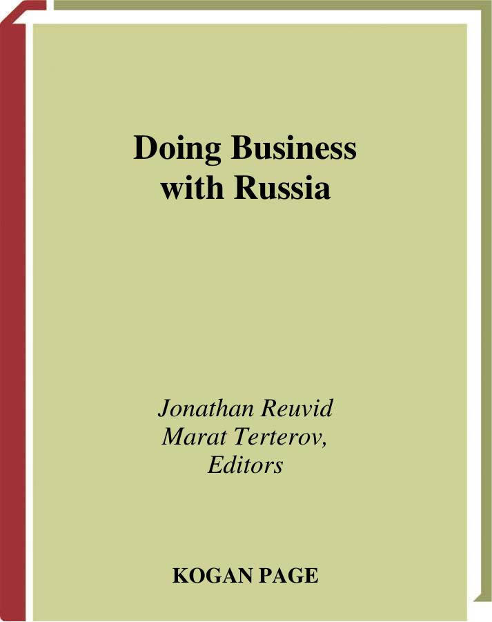 Doing Business with Russia 3rd Edition by Marat Terterov