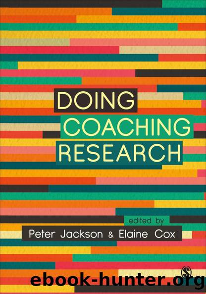Doing Coaching Research by Peter Jackson Elaine Cox