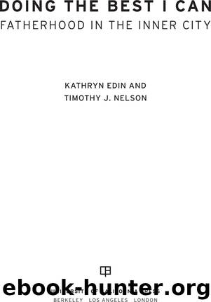 Doing the Best I Can by Kathryn Edin