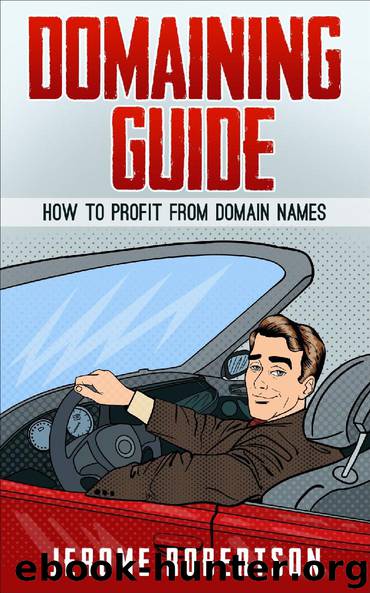 Domaining Guide: How to Profit from Domain Names by Jerome Robertson