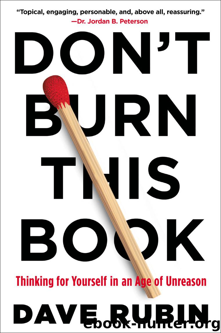 Don't Burn This Book by Dave Rubin & Jordan B. Peterson
