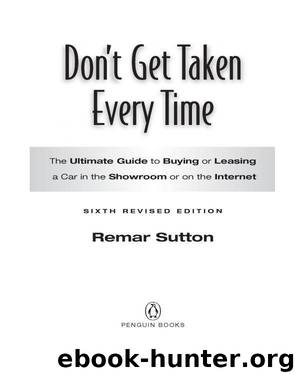 Don't Get Taken Every Time by Remar Sutton