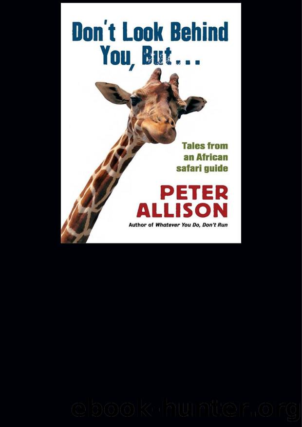 Don't Look Behind You, but ... by Allison Peter