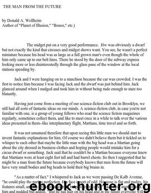 Donald A. Wollheim by The Man from the Future