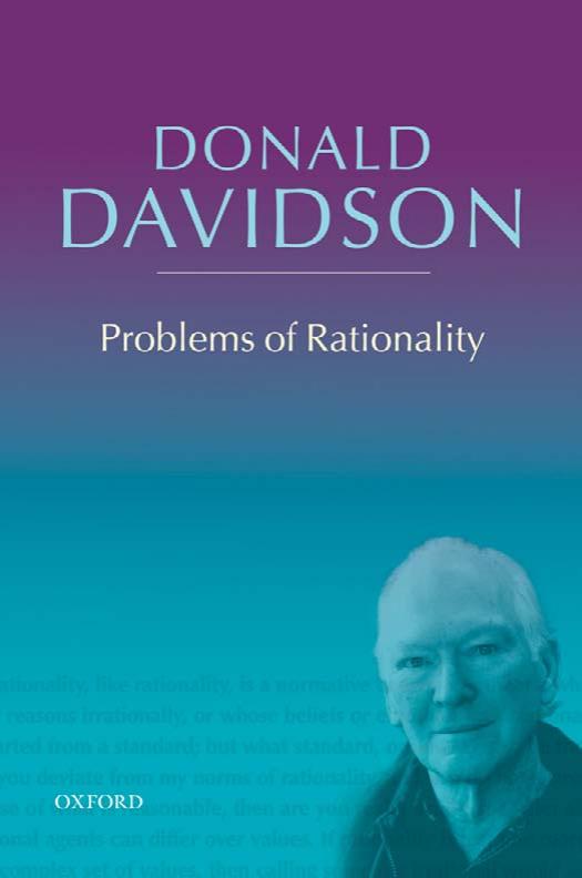 Donald Davidson by Problems of Rationality