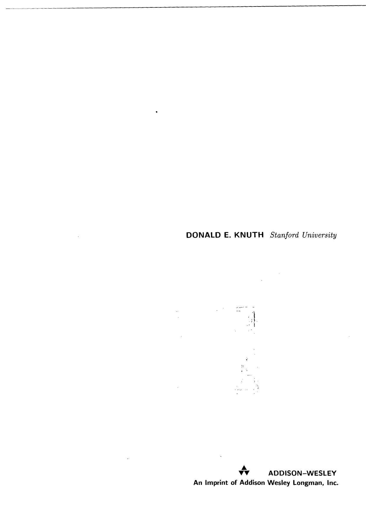 Donald E. Knuth - The Art Of Computer Programming by Fundamental Algorithms (3rd edition Volume 1)