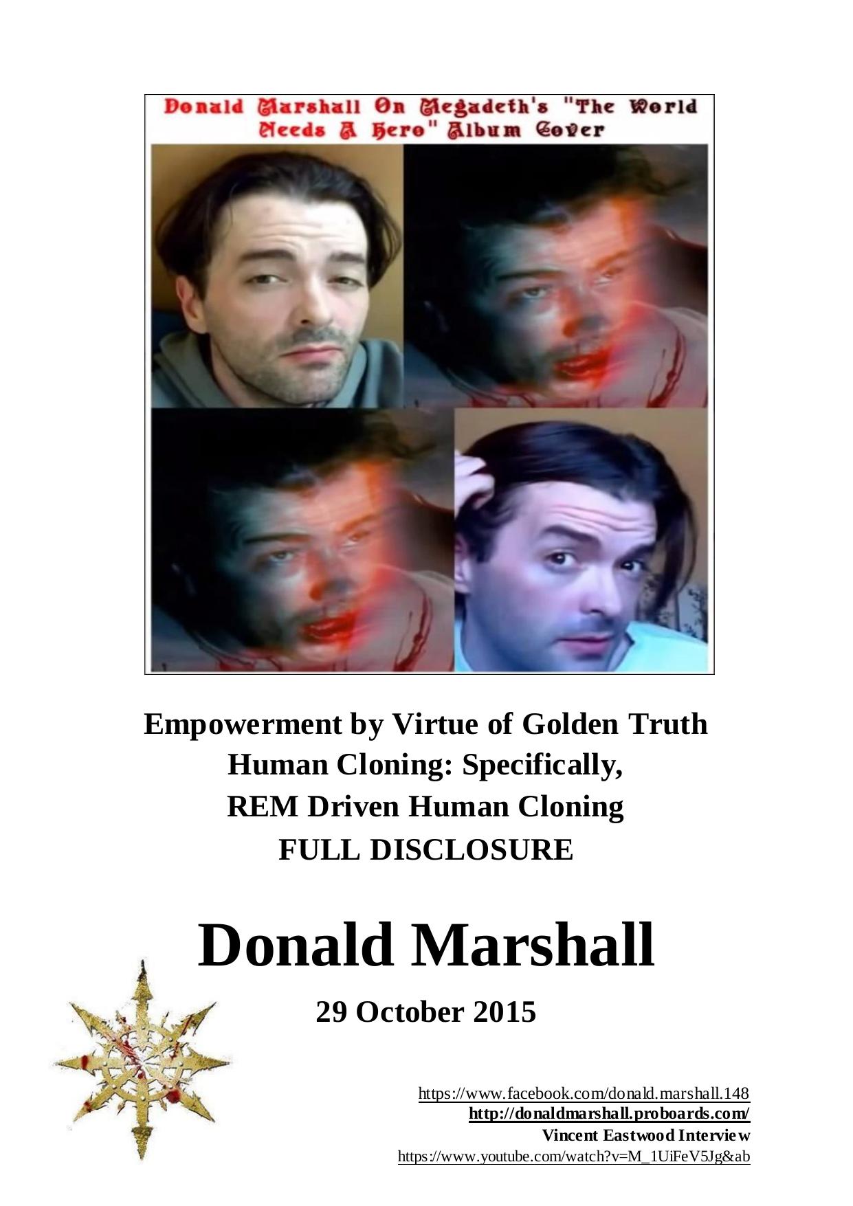 Donald Marshall Full Disclosure by Charlie