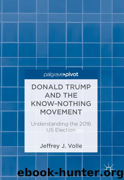 Donald Trump and the Know-Nothing Movement by Jeffrey J. Volle