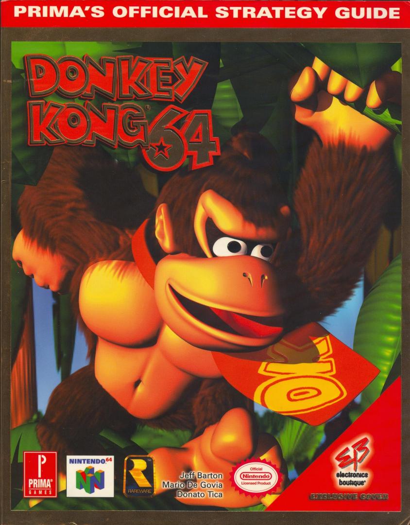 Donkey Kong 64 Prima Official Strategy Guide by Prima (Scan by Chocolate Misu PDF version by LSK)