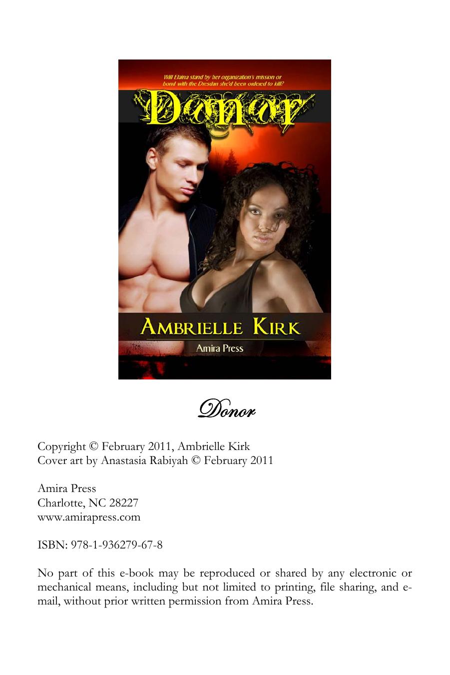 Donor by Ambrielle Kirk