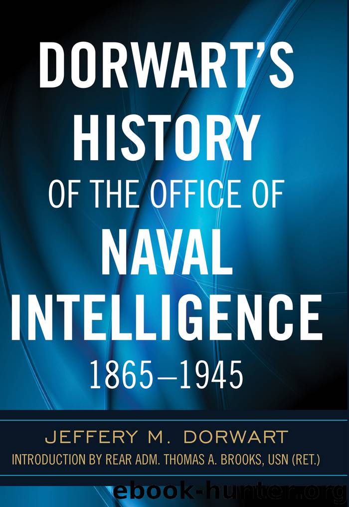 Dorwart's History of the Office of Naval Intelligence, 1865–1945 by Jeffery M. Dorwart
