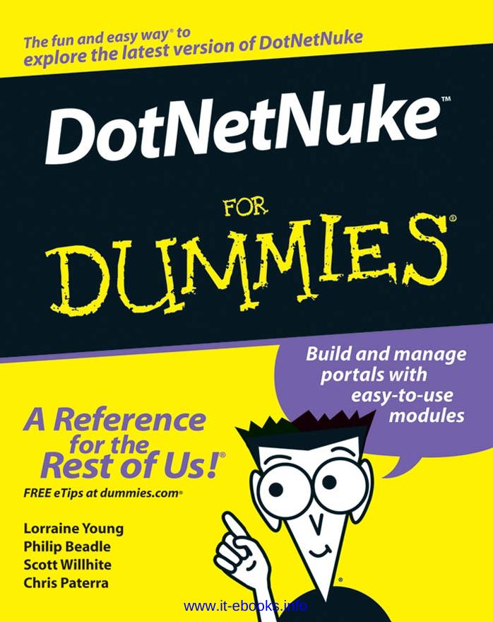 DotNetNuke For Dummies by Lorraine Young Philip Beadle Scott Willhite Chris Paterra
