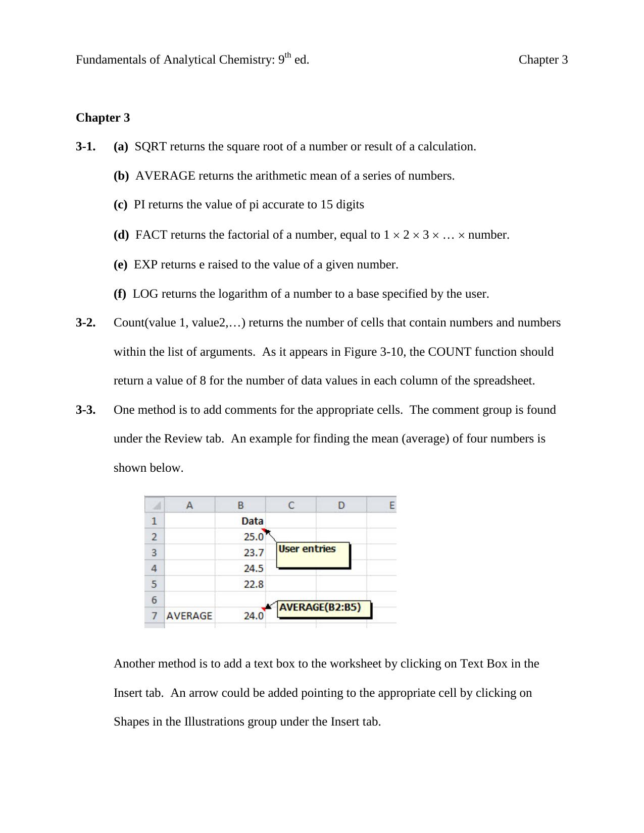 Douglas A. Skoog, Donald M. West, F. James Holler, Stanley R. Crouch-Instructor's Solutions Manual to Fundamentals of Analytical Chemistry-Cengage Learning (2013) by Stanley