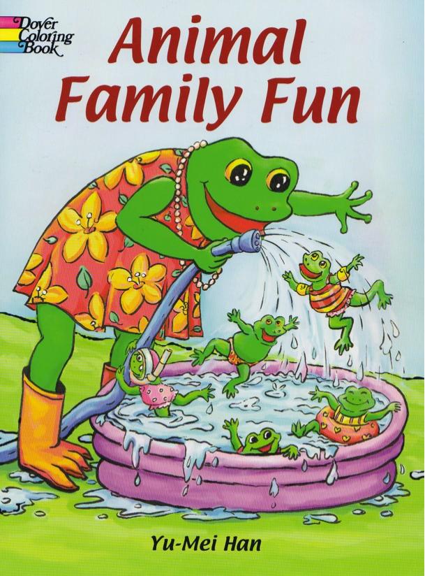 Dover Coloring Book by Animal Family Fun