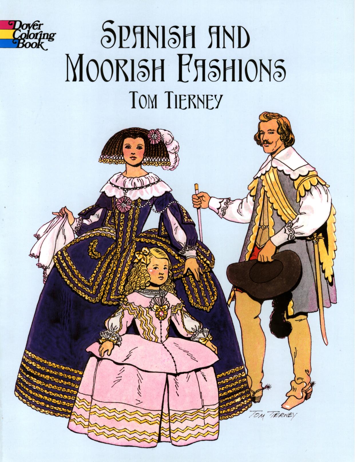 Dover Coloring Book by Spanish & Moorish Fashions