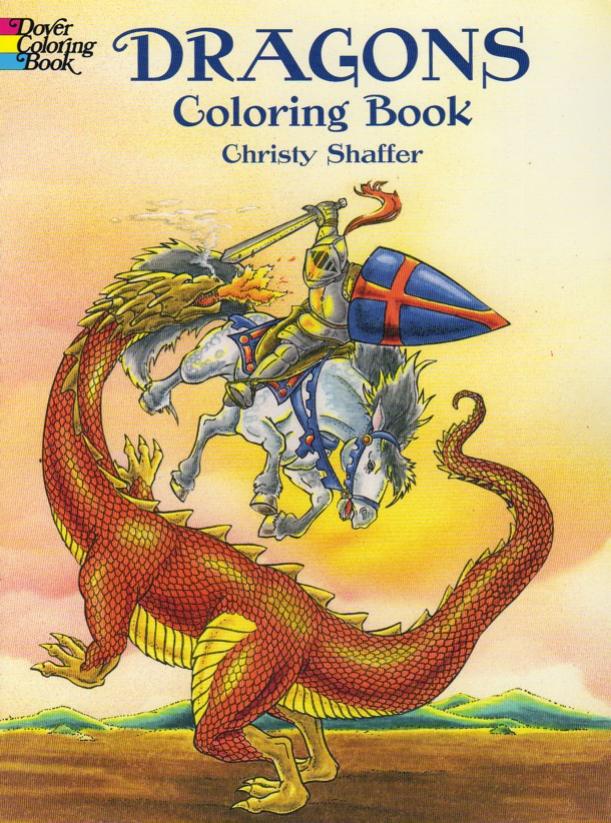 Dover Dragons Coloring Book by Unknown