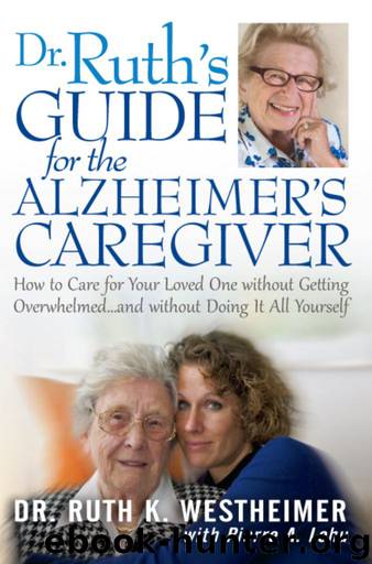 Dr. Ruth's Guide for the Alzheimer's Caregiver by Ruth K. Westheimer