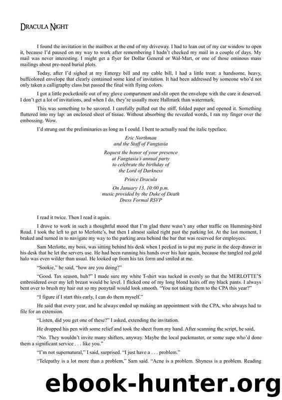 Dracula Night 4.2 by Charlaine Harris