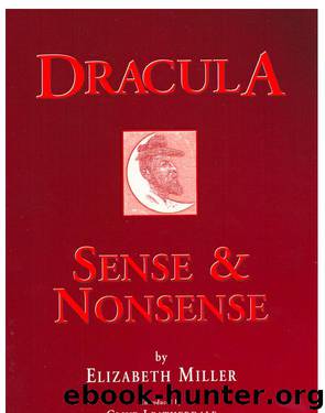 Dracula: Sense And Nonsense by Elizabeth Miller