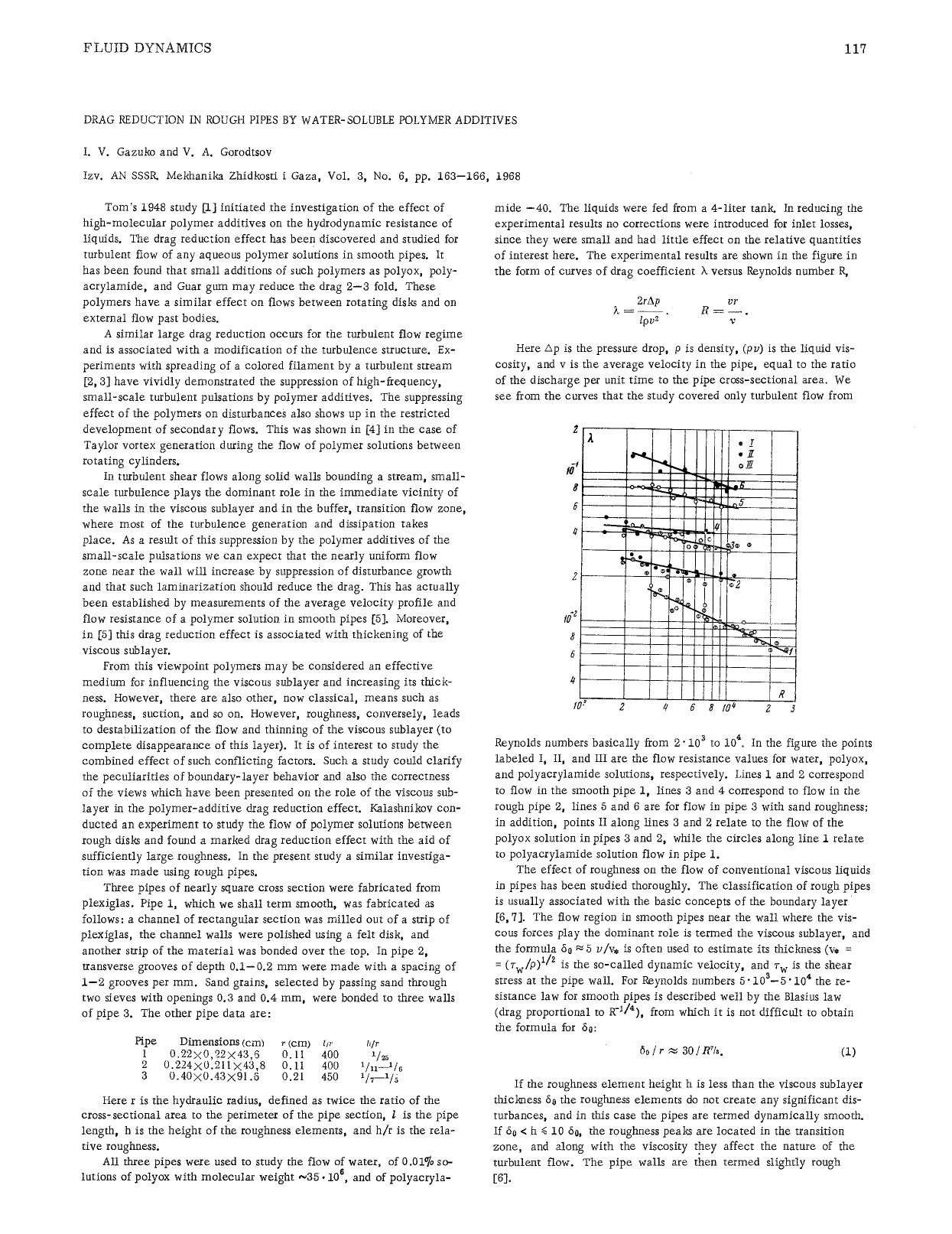Drag reduction in rough pipes by water-soluble polymer additives by Unknown