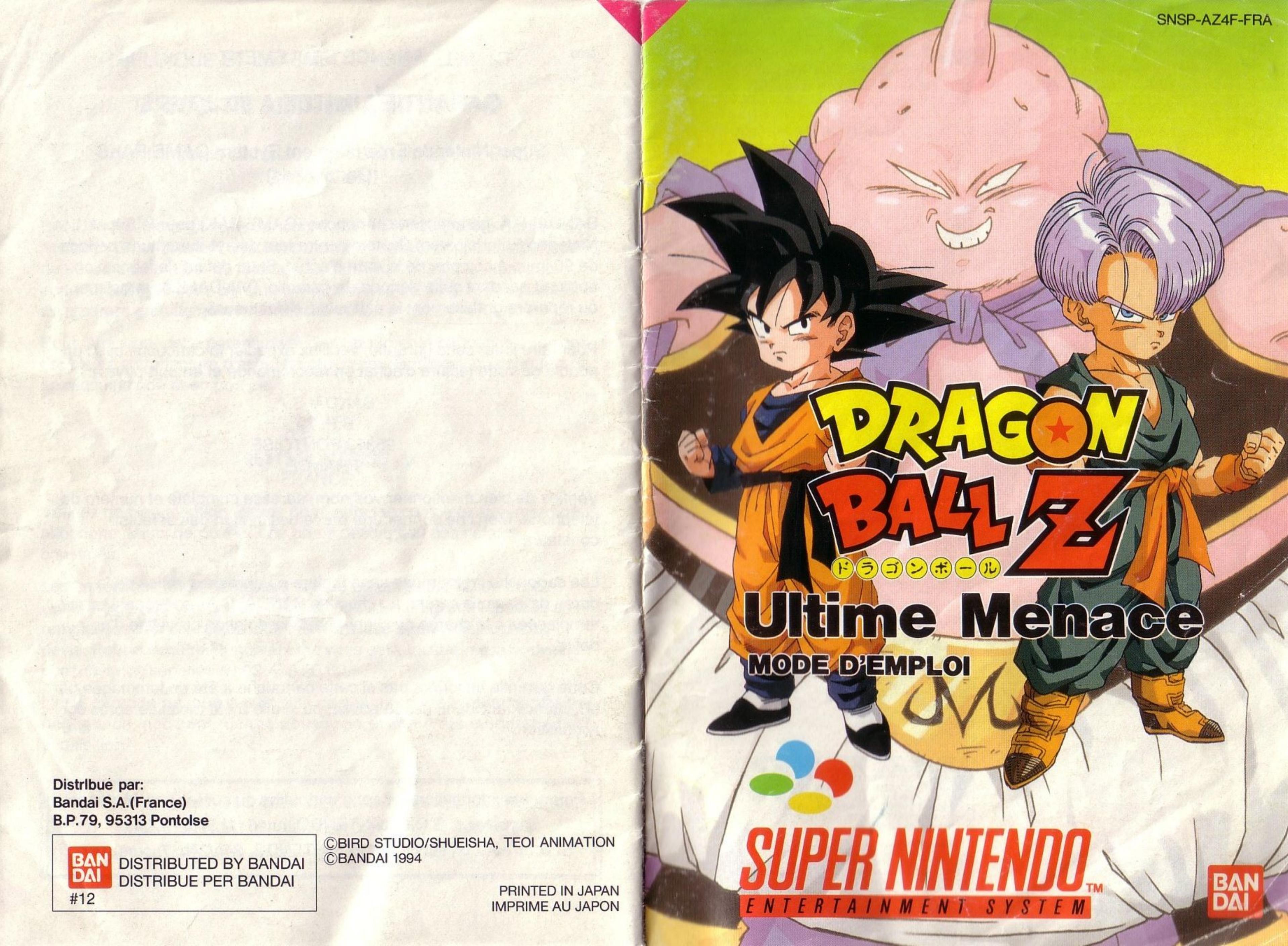 Dragon Ball Z by Ultime Menace (FRA)