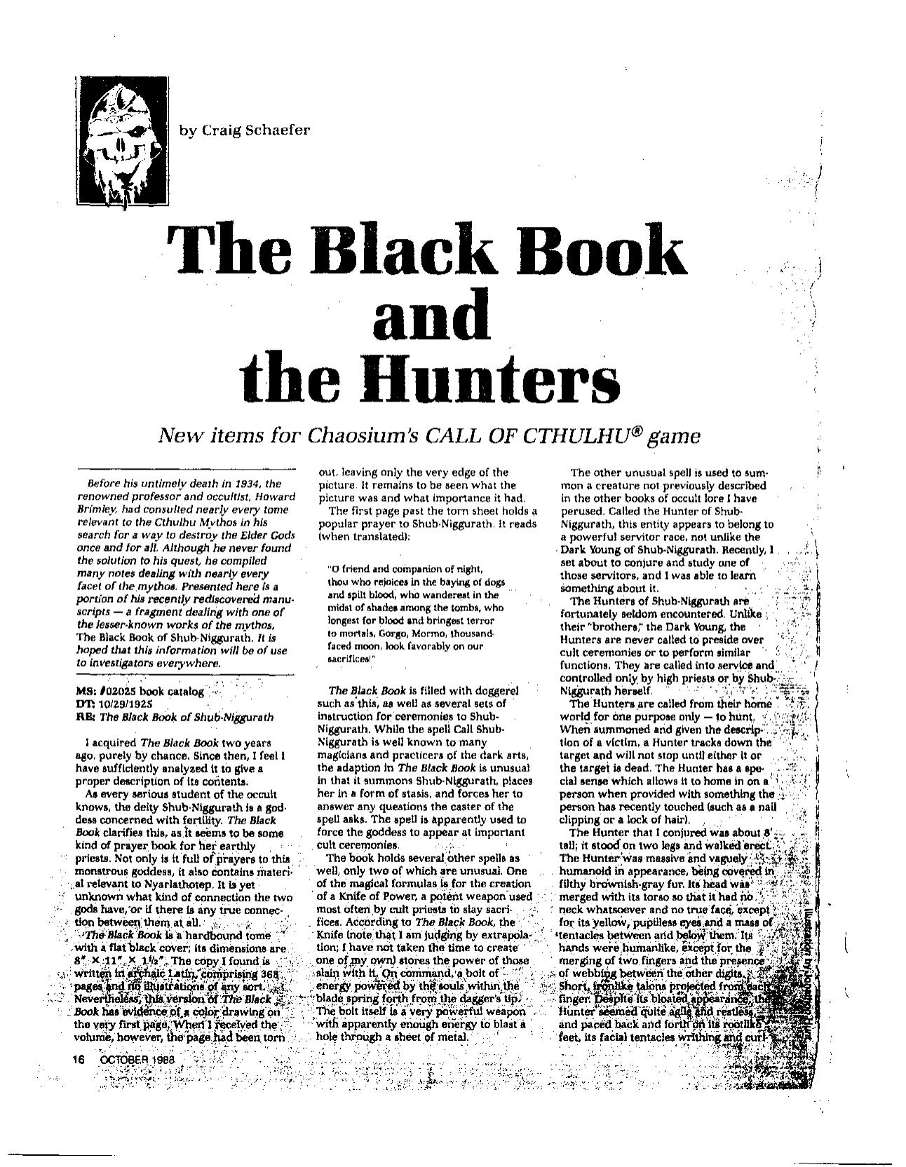 Dragon Mag by The Black Book & The Hunters