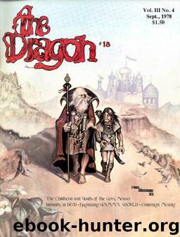 Dragon Magazine #18 by The Childhood & Youth of the Gray Mouser (Dragon Magazine #18)
