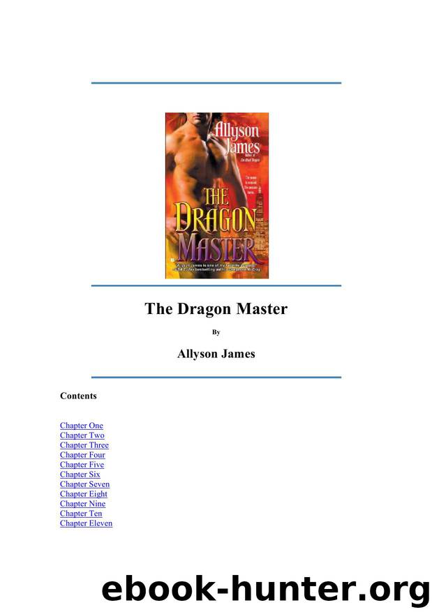 Dragon Master by Allyson James